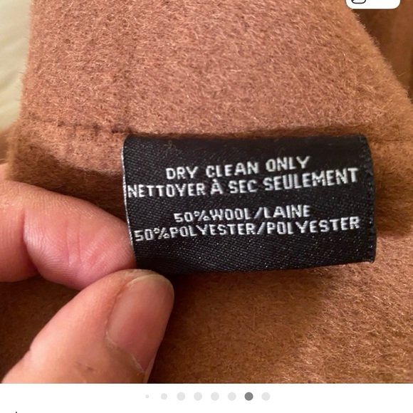 Lamarque Wool Long Button Coat - Picture 10 of 10